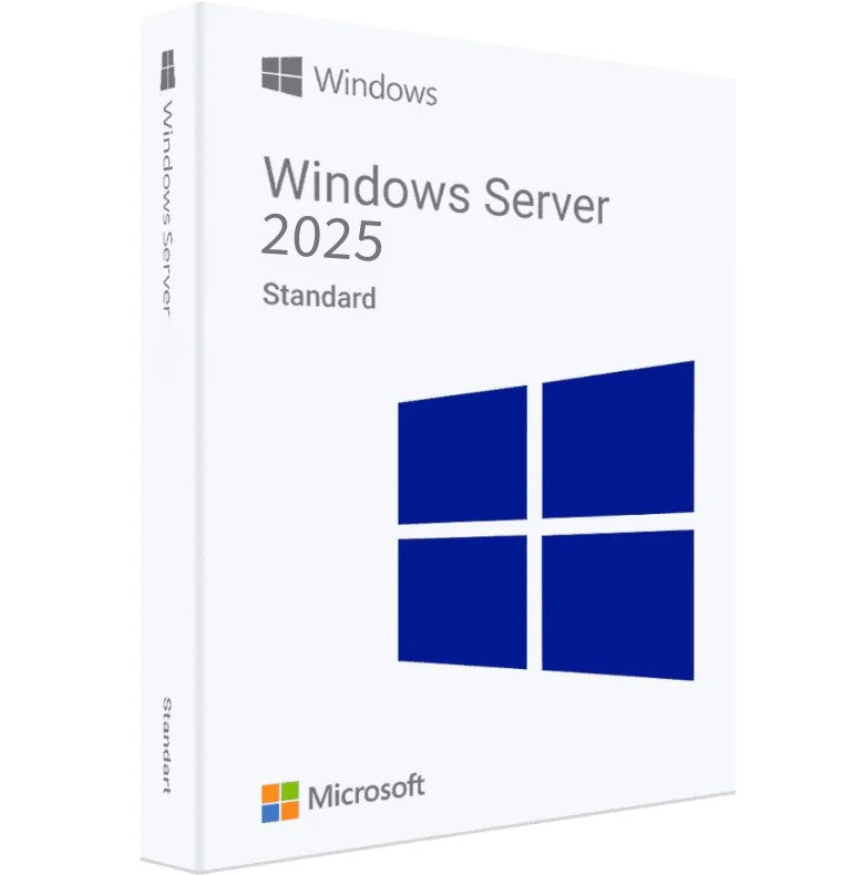 Clé Windows Server 2025 Standard – Licence officielle Microsoft – Virtualisation limitée – Sécurité et performances pour PME – Activation immédiate – Compatible Windows