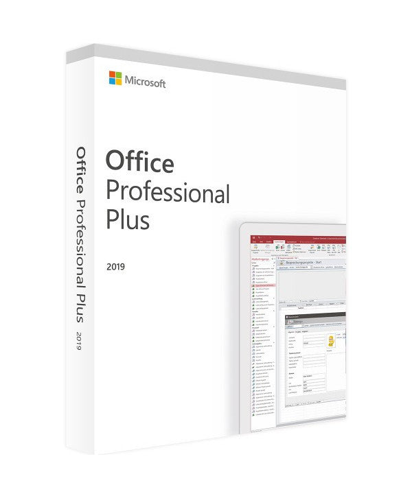 Clé Microsoft Office 2019 Professionnel Plus – Licence officielle à vie – Word, Excel, PowerPoint, Outlook, Access, Publisher – Activation rapide – Compatible Windows