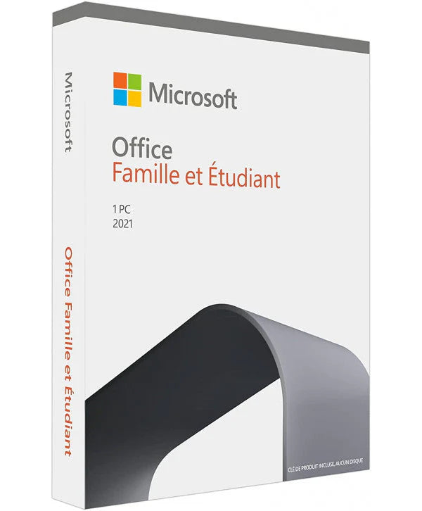 Clé Microsoft Office 2021 Famille et Étudiant – Version Mac – Licence officielle à vie – Word, Excel, PowerPoint inclus – Idéal pour étudiants et particuliers – Activation rapide