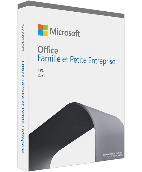 Clé Microsoft Office 2021 Famille et Petite Entreprise – Licence officielle à vie – Word, Excel, PowerPoint, Outlook inclus – Idéal pour les petites entreprises – Activation rapide – Compatible Windows