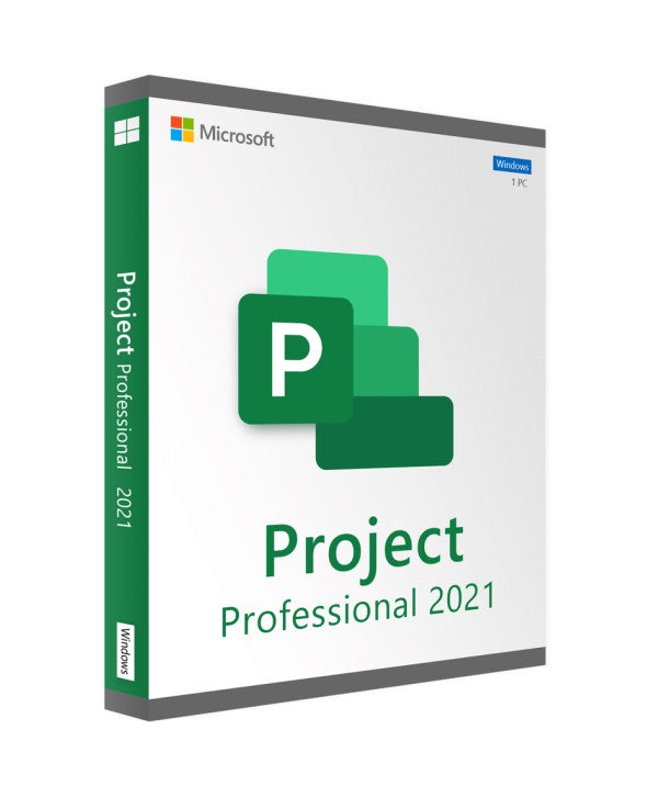 Clé Microsoft Project 2021 Professionnel – Licence officielle à vie – Outil complet de gestion de projet pour entreprises – Activation rapide – Compatible Windows