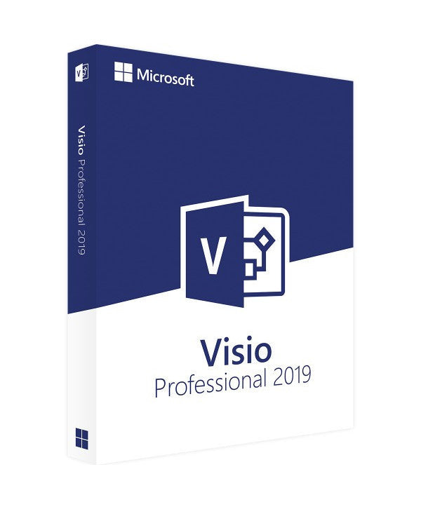 Clé Microsoft Visio 2019 – Licence officielle à vie – Création de diagrammes professionnels, organigrammes et plans techniques – Activation rapide – Compatible Windows