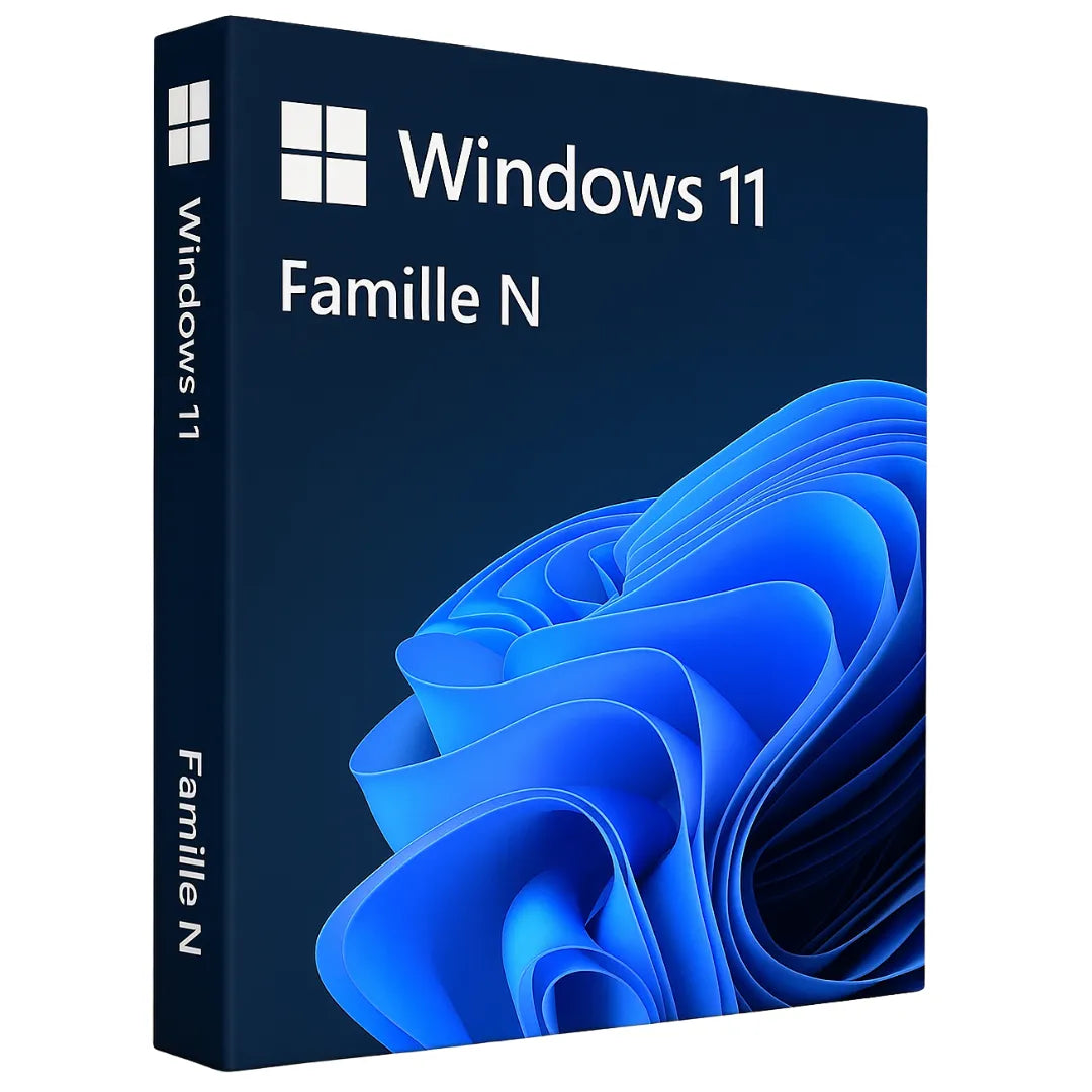 Windows 11 Famille N 64 bits – Licence officielle Microsoft sans médias, clé numérique pour PC, activation rapide