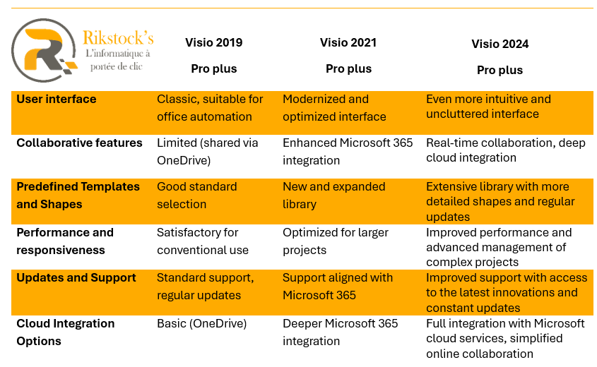 Visio Professionnel 2024 (Bind Clé)