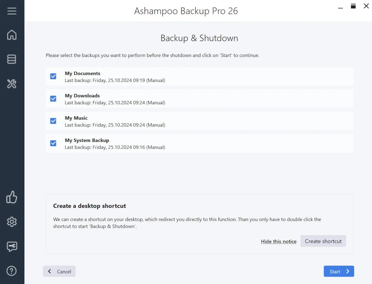 Backup Pro 26 - 1 PC - Licence perpétuelle