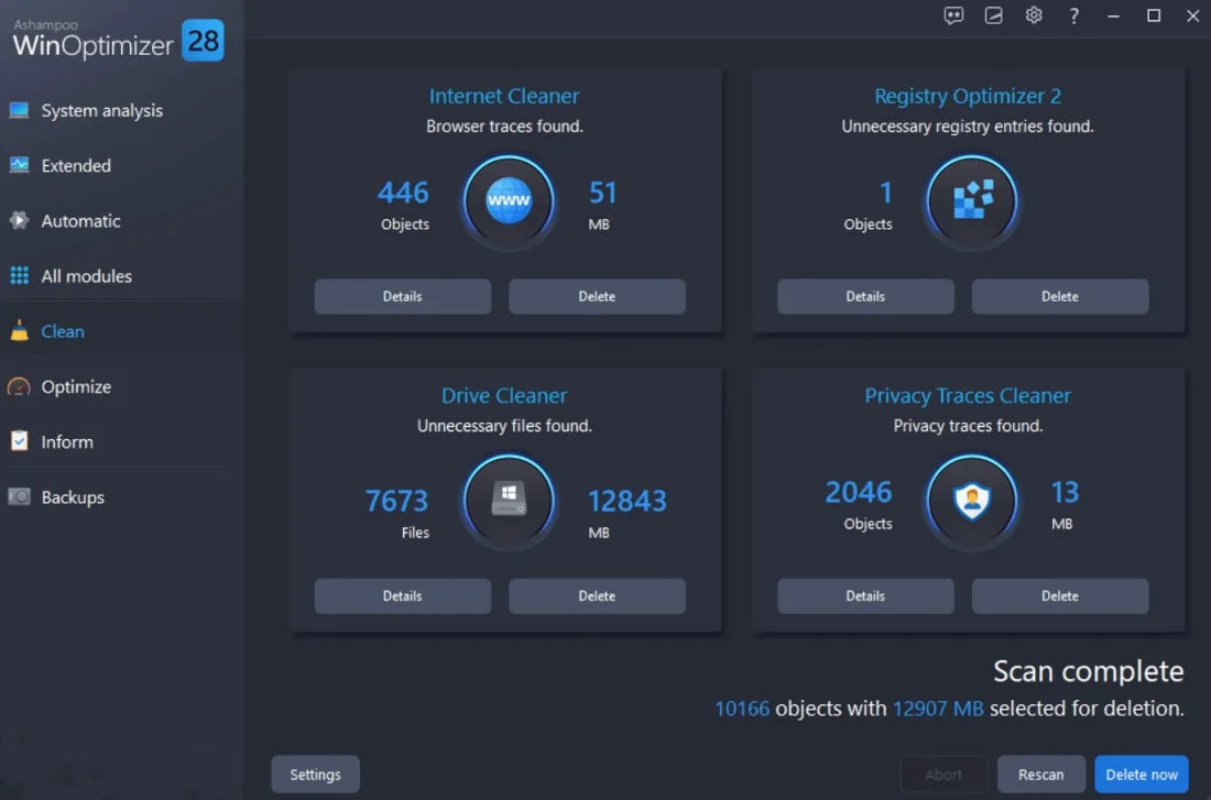 Win­Optimizer 28- 1 PC - Licence perpétuelle