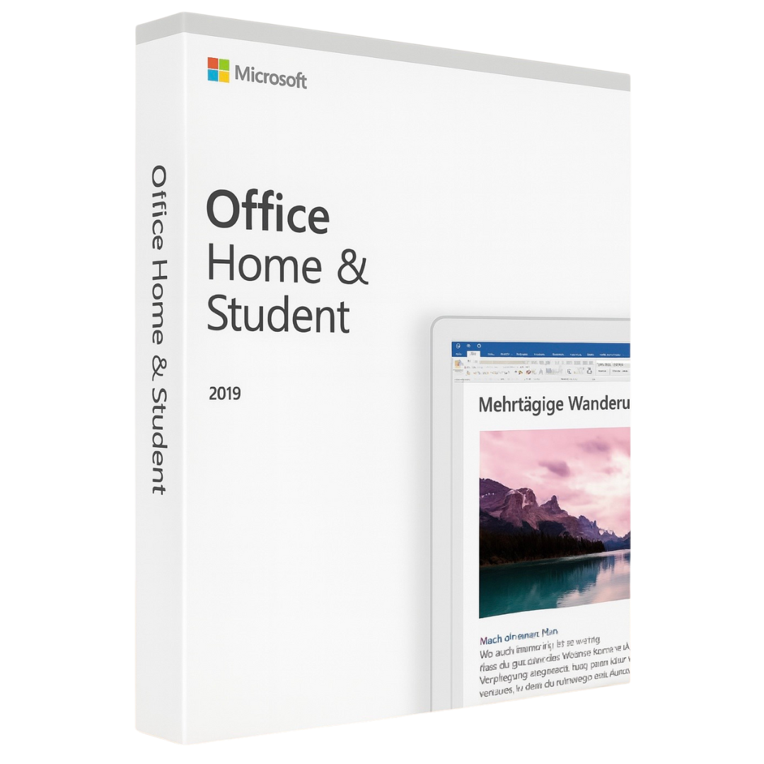 Clé Microsoft Office 2019 Home and Student – Licence officielle à vie – Word, Excel, PowerPoint inclus – Idéal pour étudiants et usage personnel – Activation rapide