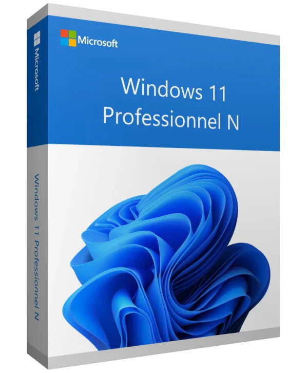 Clé Windows 11 Professionnel N 64 bits – Licence officielle Microsoft sans media player – Activation immédiate 